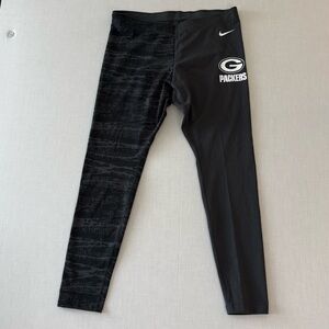Women’s Nike Green Bay Packers Black Leggings